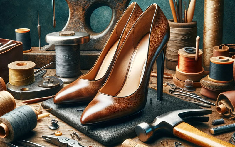 Restoring old heels