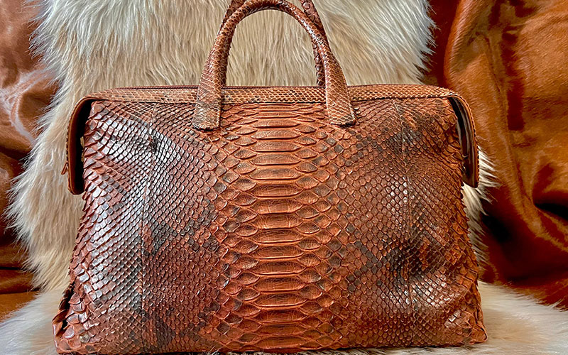 Snake Skin Leather Repairs, Care Guide for Shoes, Handbags & Wallets 7